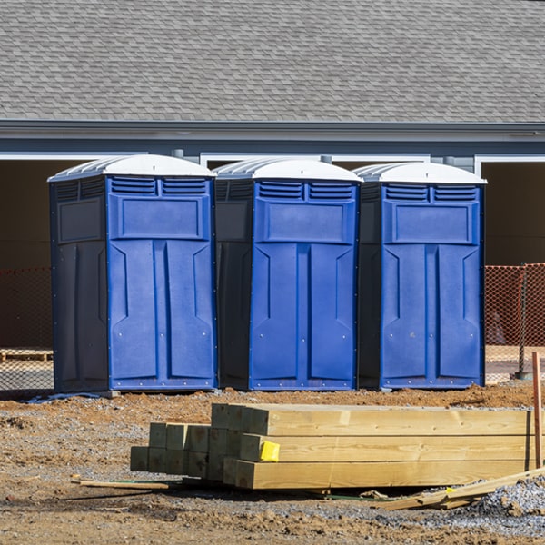 how do you dispose of waste after the porta potties have been emptied in White